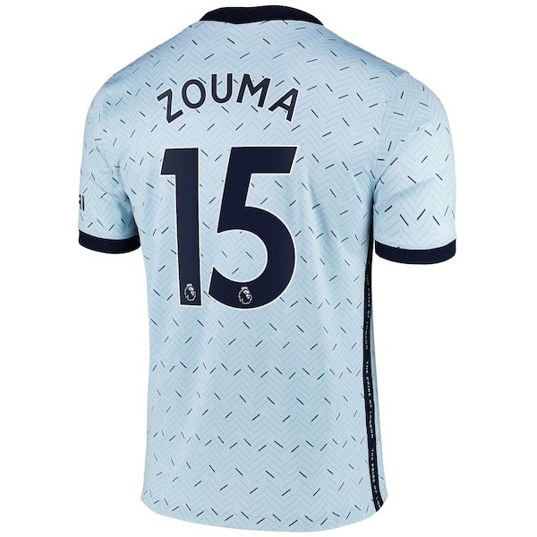 Trikot Chelsea NO.15 Zouma Auswarts 2020-21 Blau Fussballtrikots Günstig